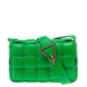 Bottega Veneta Padded Cassette with Silver Hardware. New and Authentic.